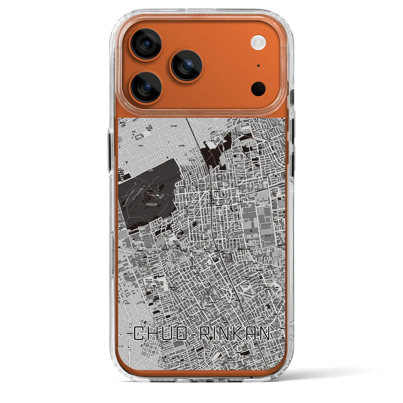 【中央林間(神奈川県)】地図柄iPhoneケース(MagSafeタイプ)