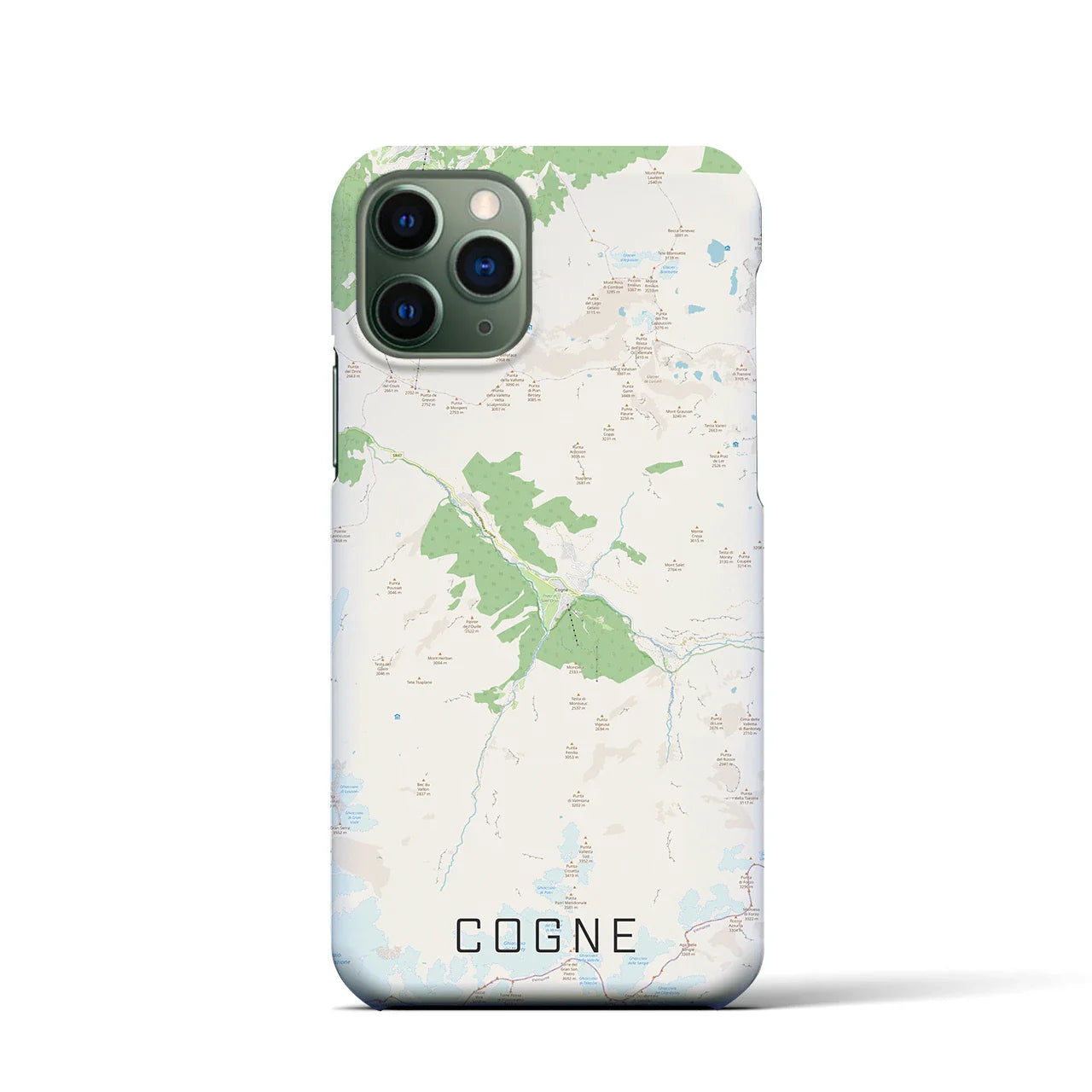 【コーニュ(イタリア)】地図柄iPhoneケース(バックカバータイプ)