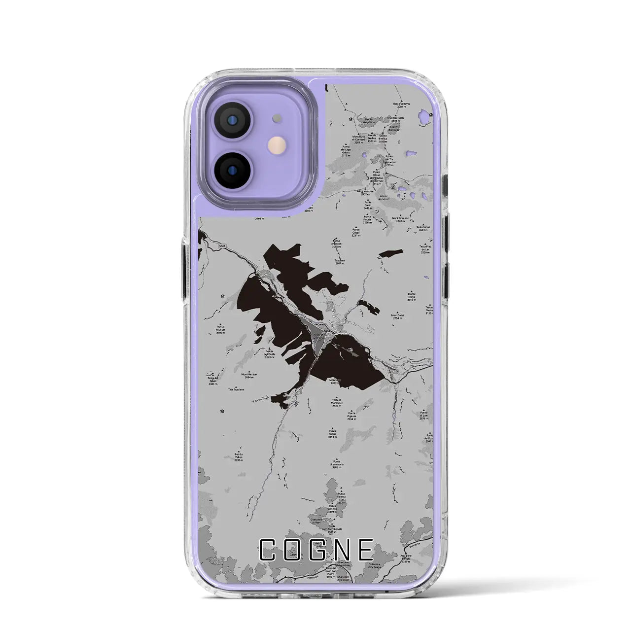 【コーニュ(イタリア)】地図柄iPhoneケース(MagSafeタイプ)