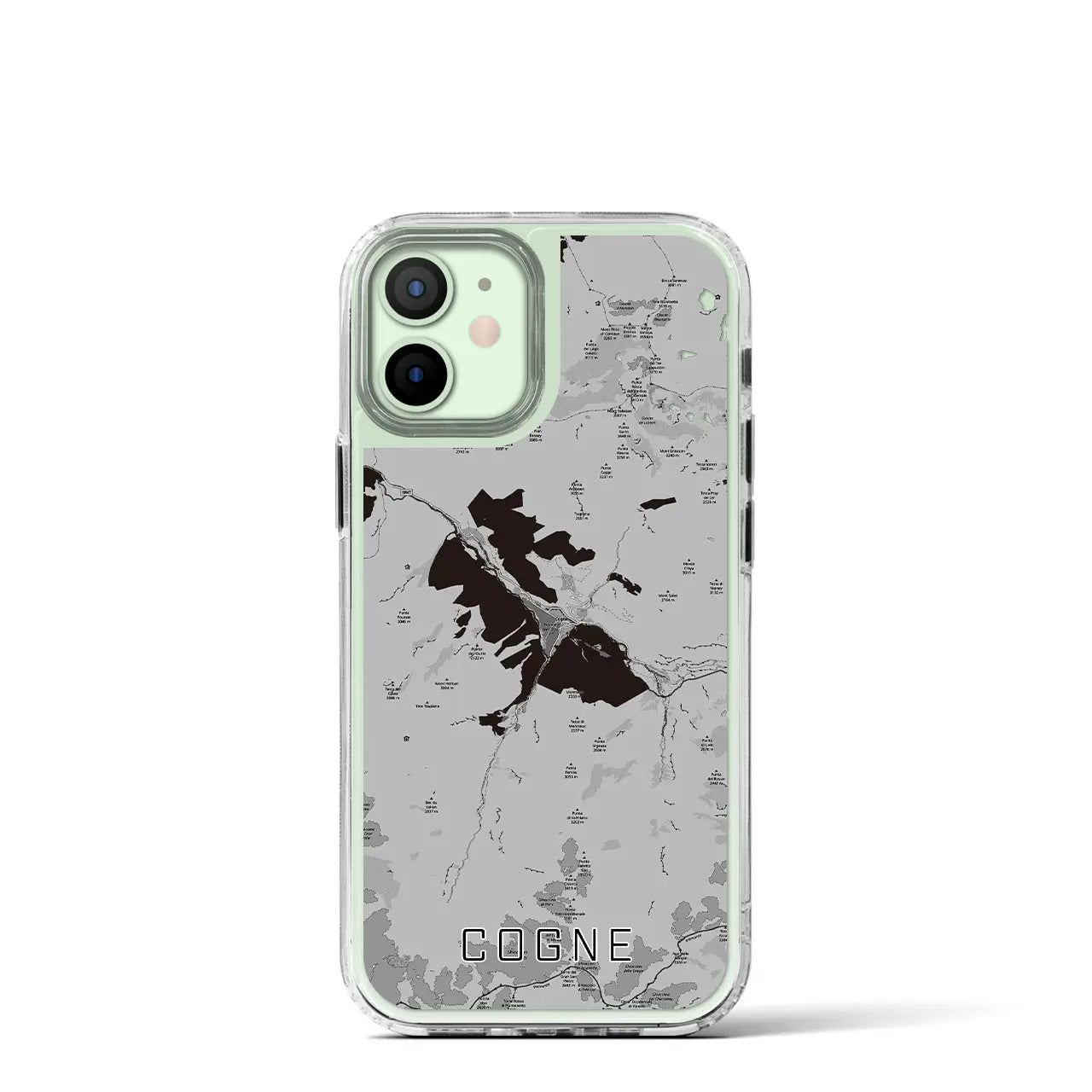 【コーニュ(イタリア)】地図柄iPhoneケース(MagSafeタイプ)