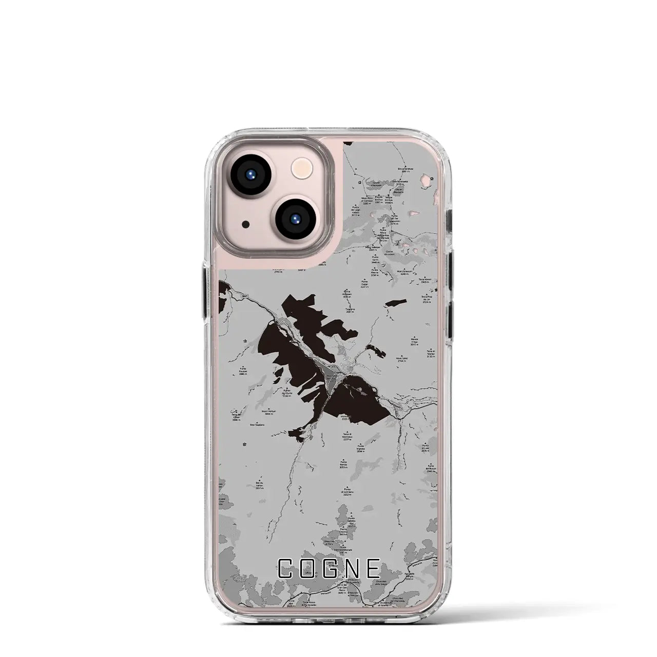 【コーニュ(イタリア)】地図柄iPhoneケース(MagSafeタイプ)