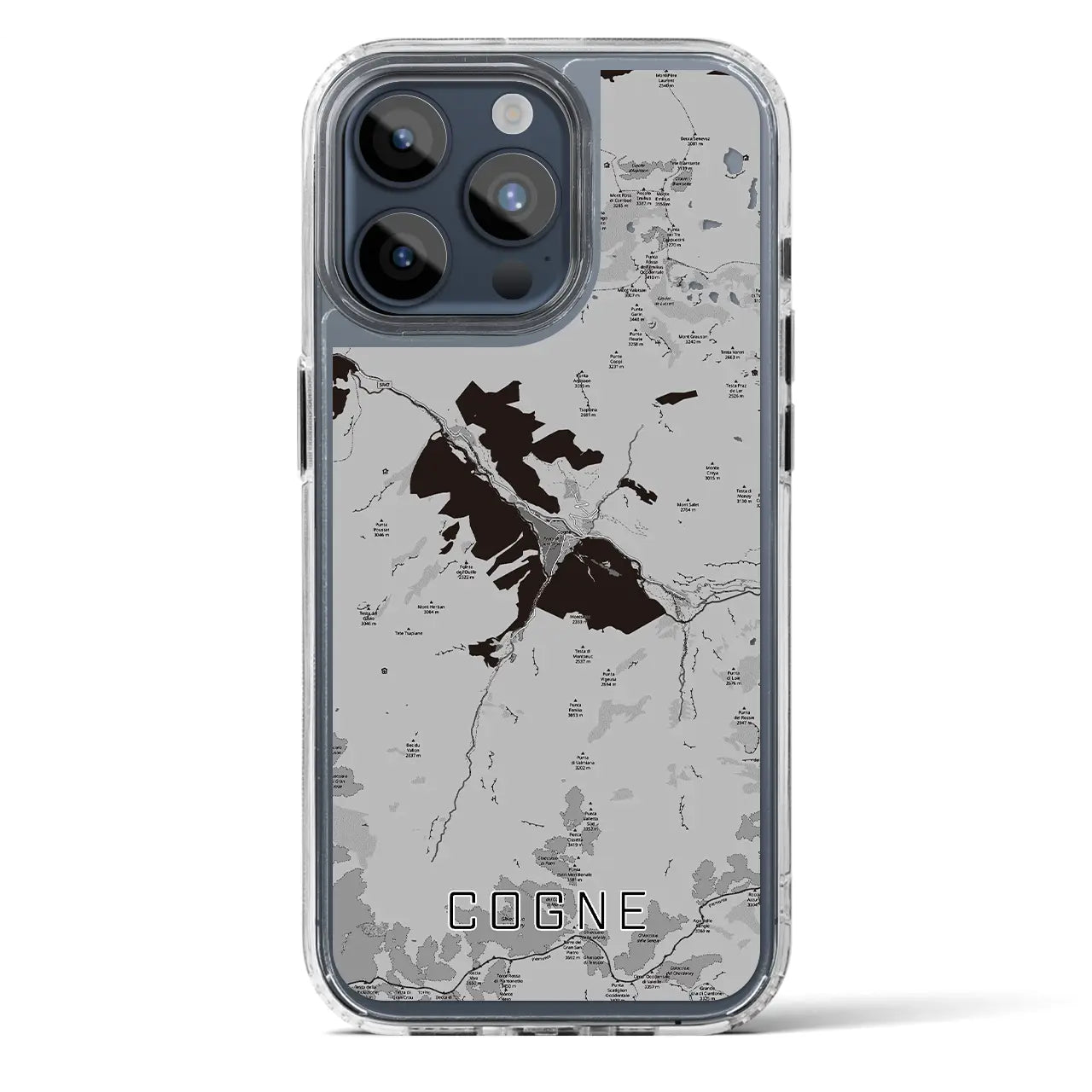 【コーニュ(イタリア)】地図柄iPhoneケース(MagSafeタイプ)
