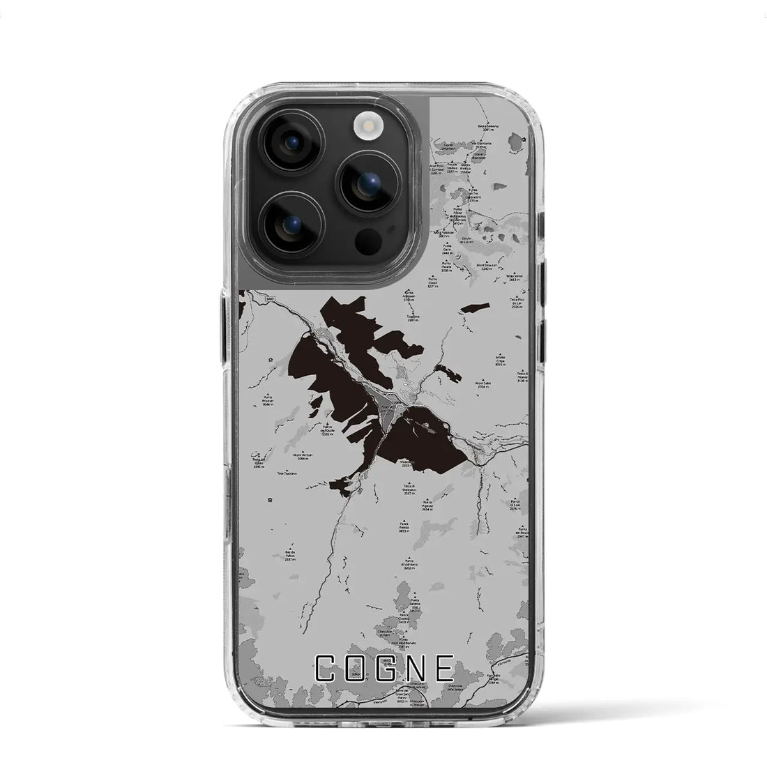 【コーニュ(イタリア)】地図柄iPhoneケース(MagSafeタイプ)