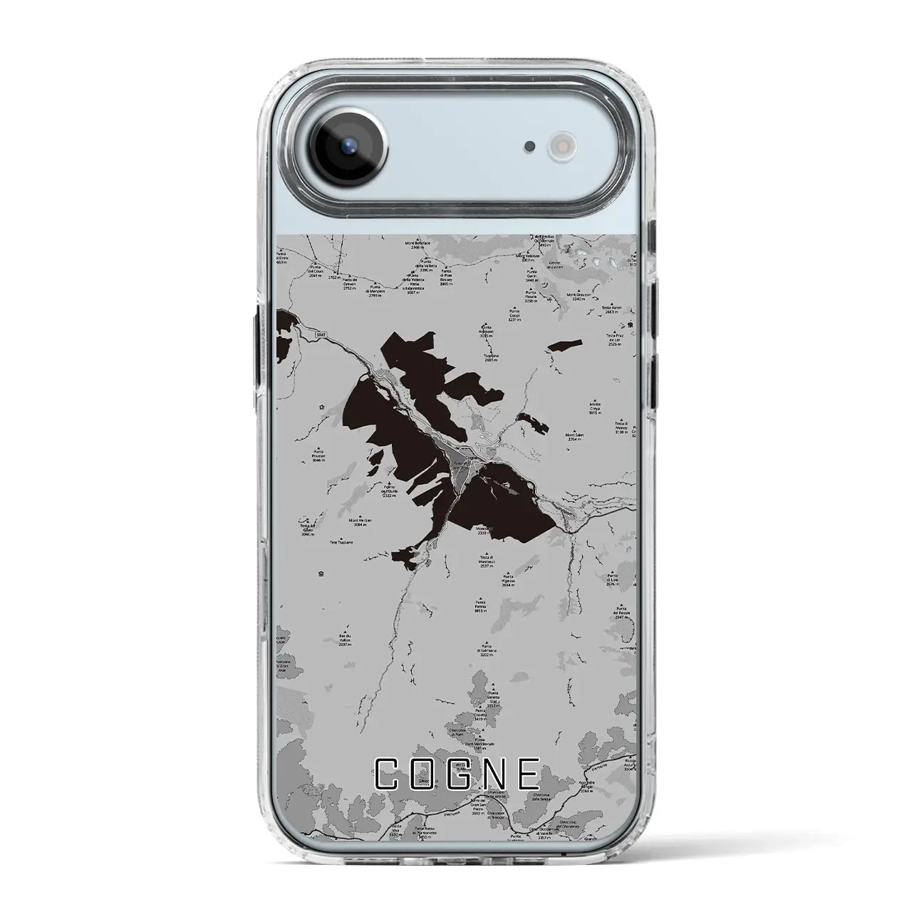 【コーニュ(イタリア)】地図柄iPhoneケース(MagSafeタイプ)