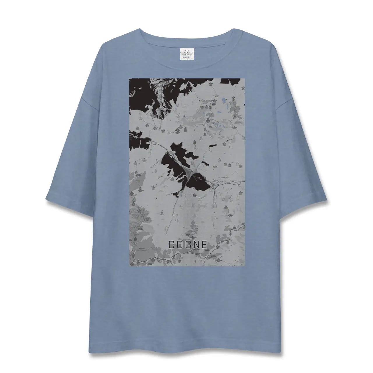 【コーニュ(イタリア)】地図柄ビッグシルエットTシャツ