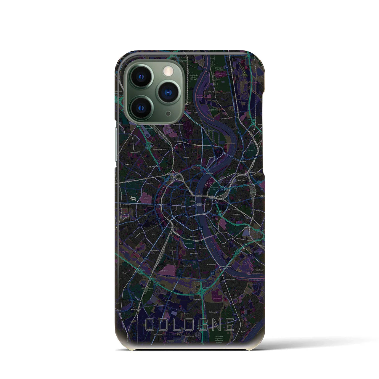 【ケルン(ドイツ)】地図柄iPhoneケース(バックカバータイプ)
