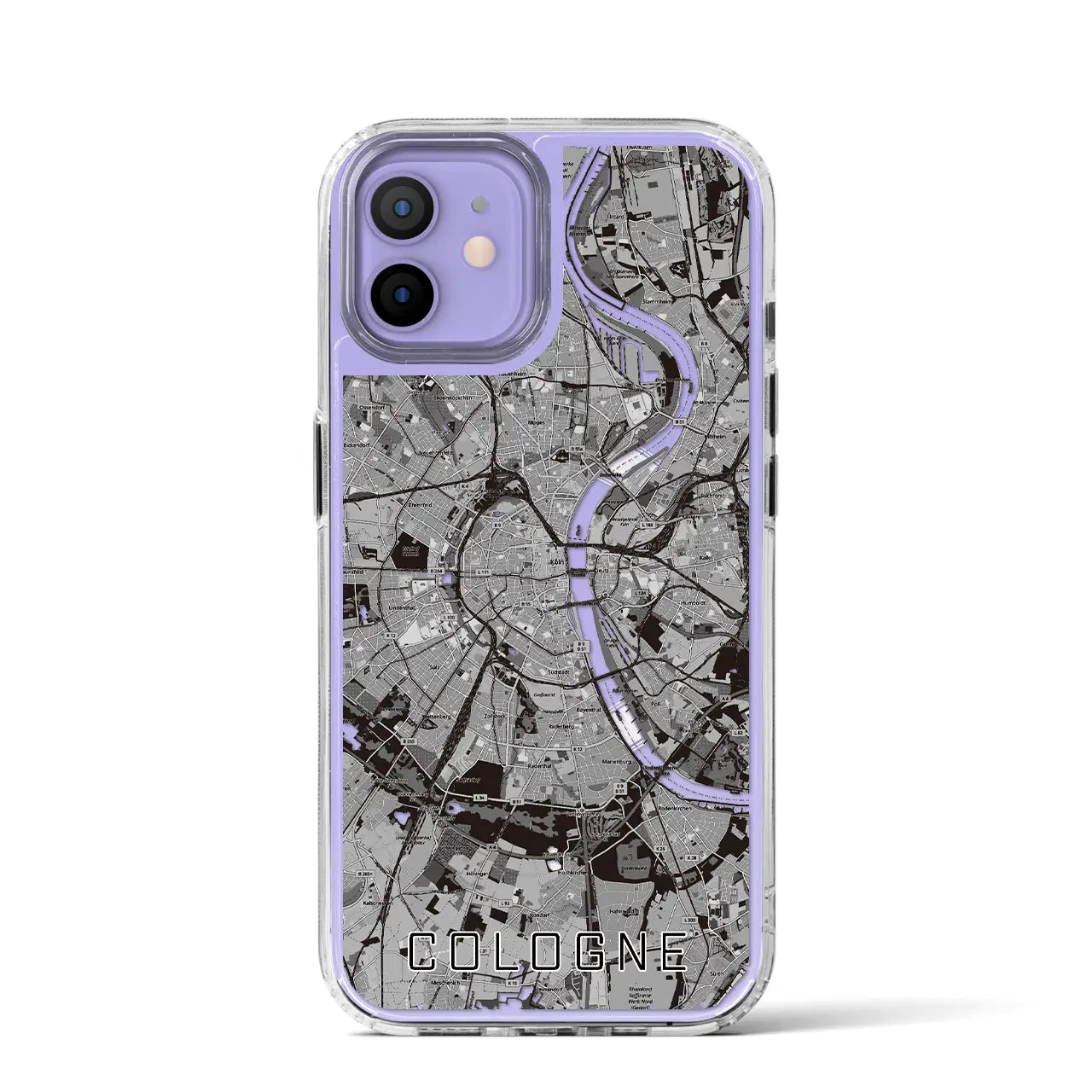 【ケルン(ドイツ)】地図柄iPhoneケース(MagSafeタイプ)