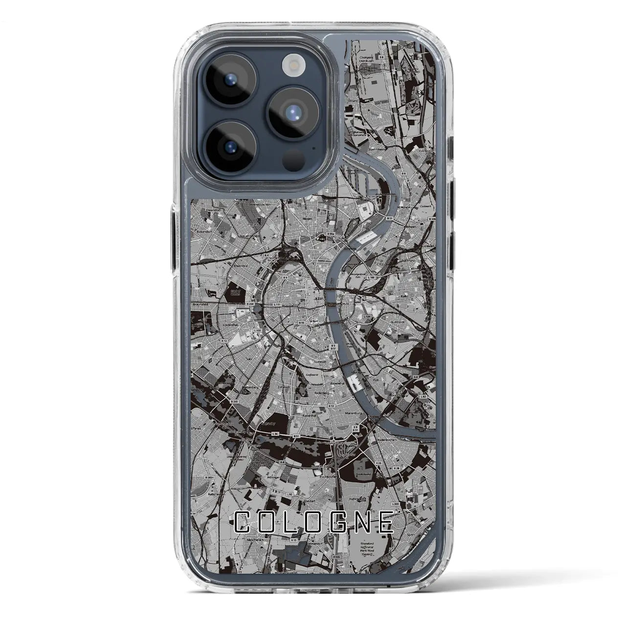 【ケルン(ドイツ)】地図柄iPhoneケース(MagSafeタイプ)