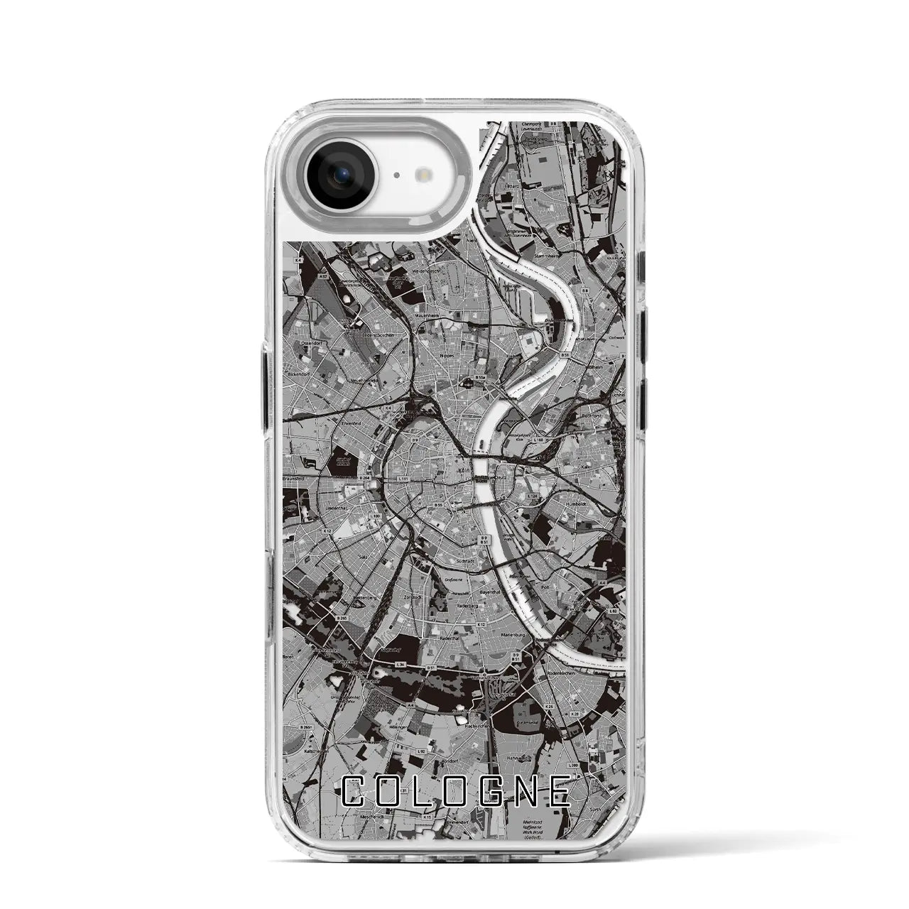 【ケルン(ドイツ)】地図柄iPhoneケース(MagSafeタイプ)