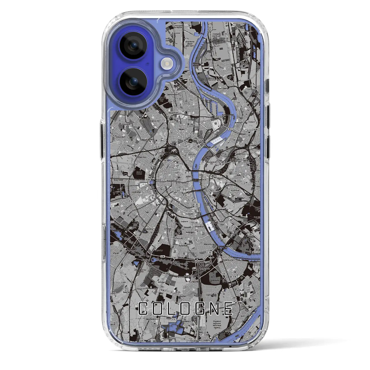 【ケルン(ドイツ)】地図柄iPhoneケース(MagSafeタイプ)