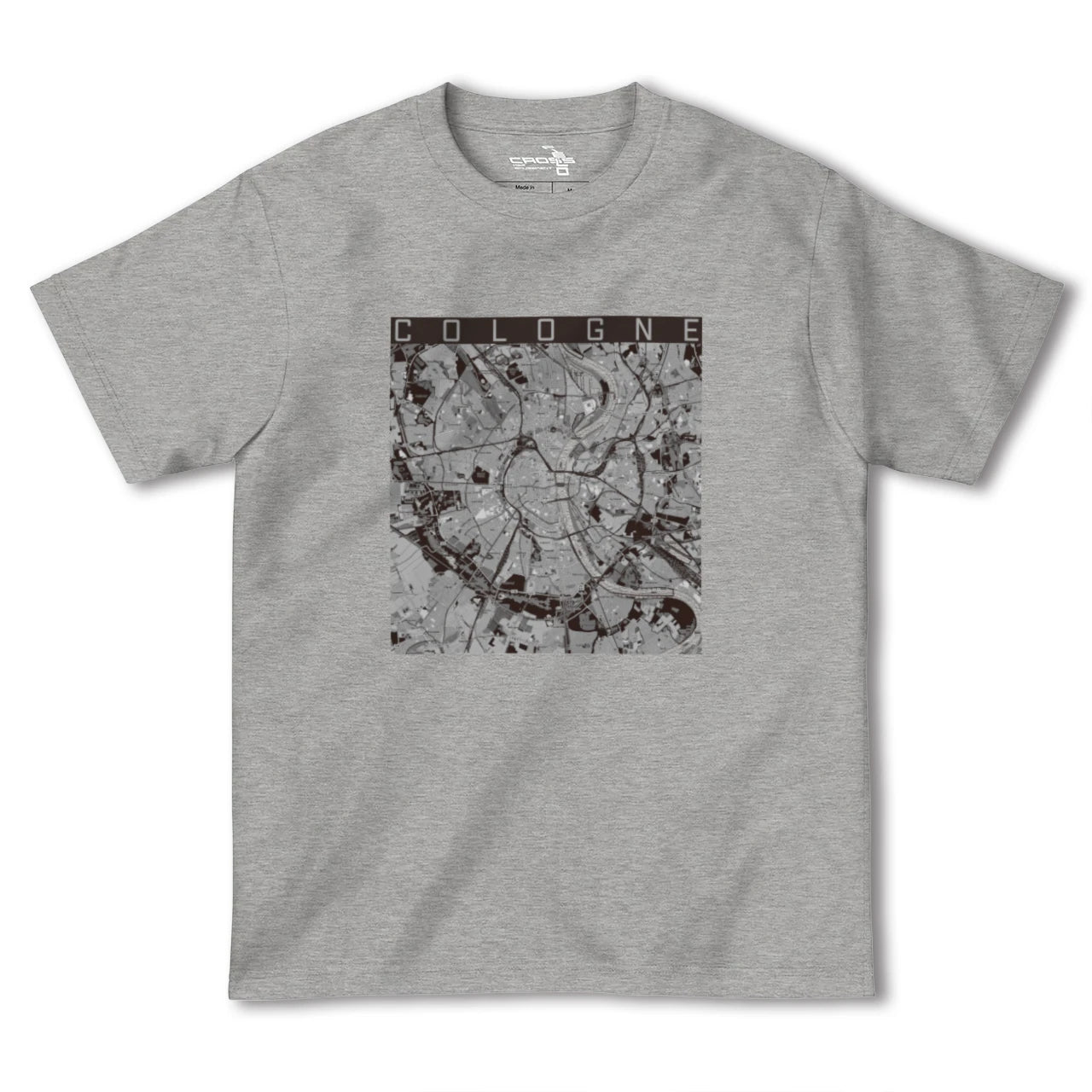 【ケルン(ドイツ)】地図柄ヘビーウェイトTシャツ