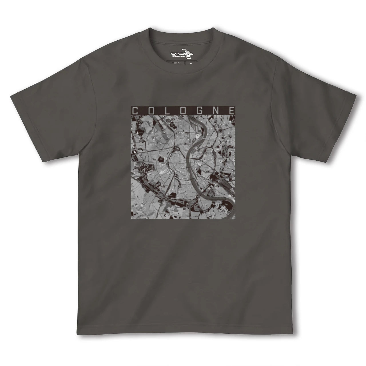 【ケルン(ドイツ)】地図柄ヘビーウェイトTシャツ