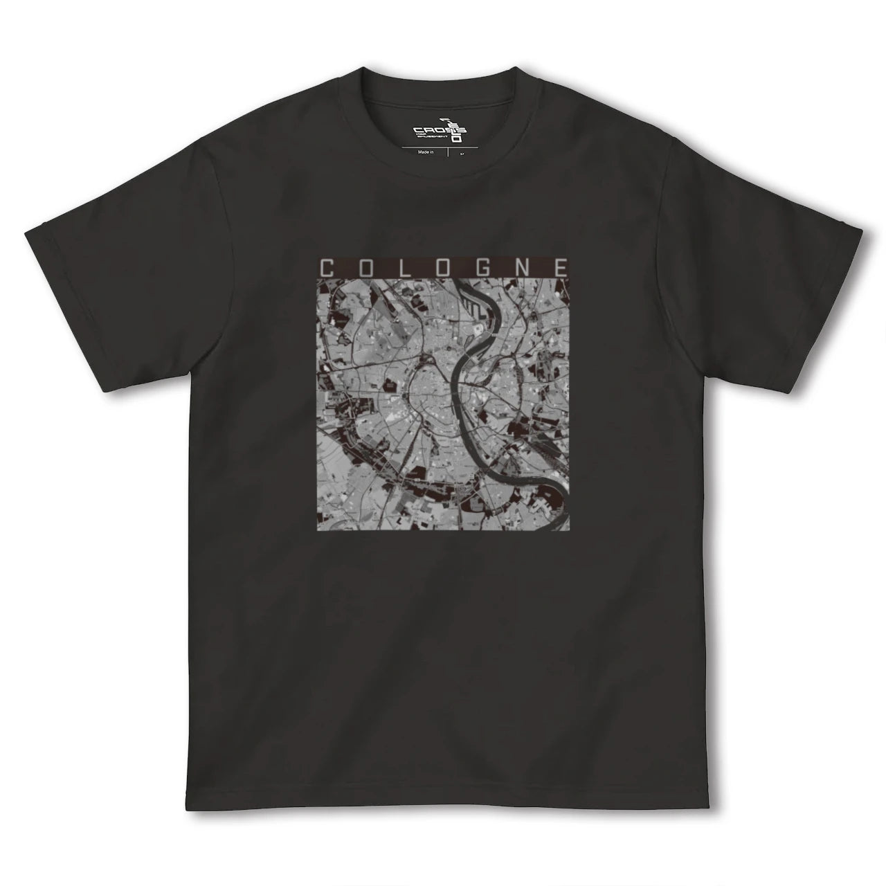 【ケルン(ドイツ)】地図柄ヘビーウェイトTシャツ