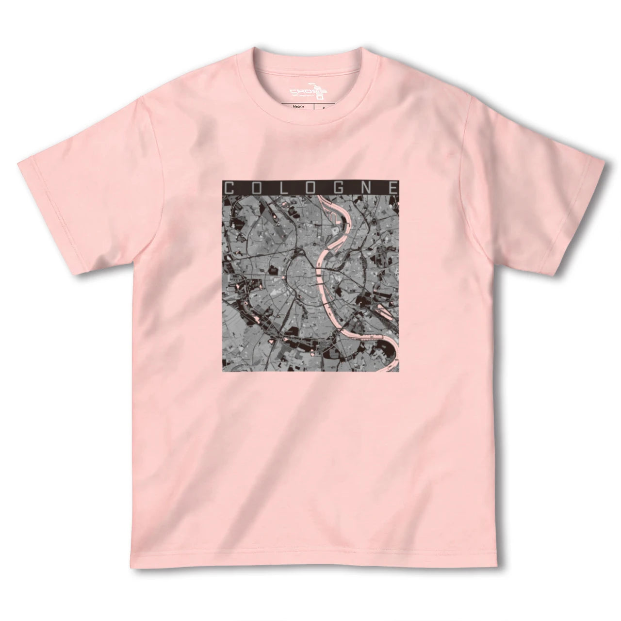 【ケルン(ドイツ)】地図柄ヘビーウェイトTシャツ
