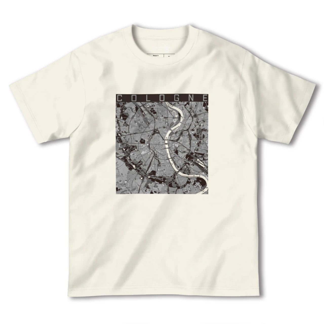 【ケルン(ドイツ)】地図柄ヘビーウェイトTシャツ