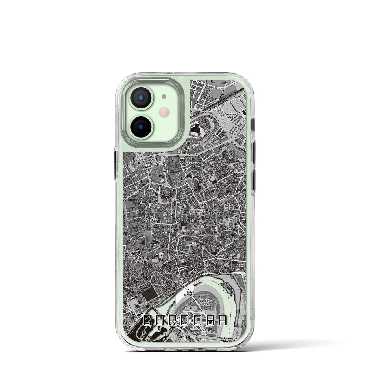 【コルドバ(スペイン)】地図柄iPhoneケース(MagSafeタイプ)