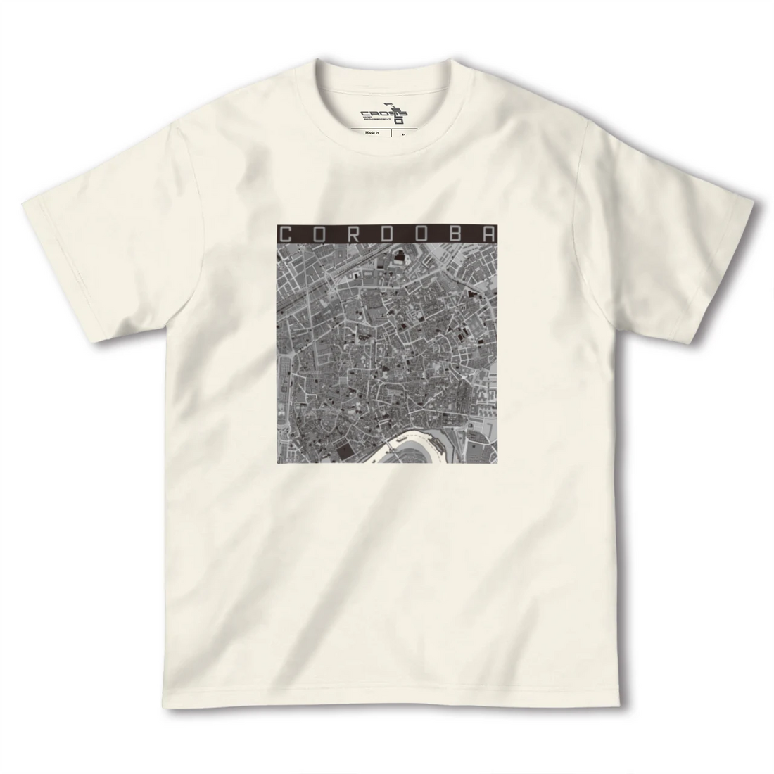 【コルドバ(スペイン)】地図柄ヘビーウェイトTシャツ