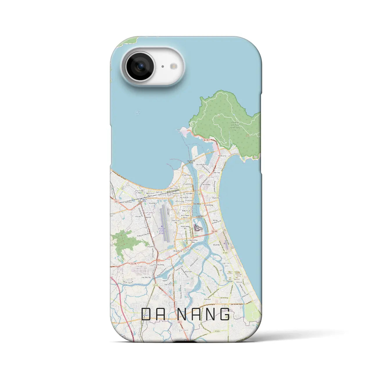 【ダナン(ベトナム)】地図柄iPhoneケース(バックカバータイプ)