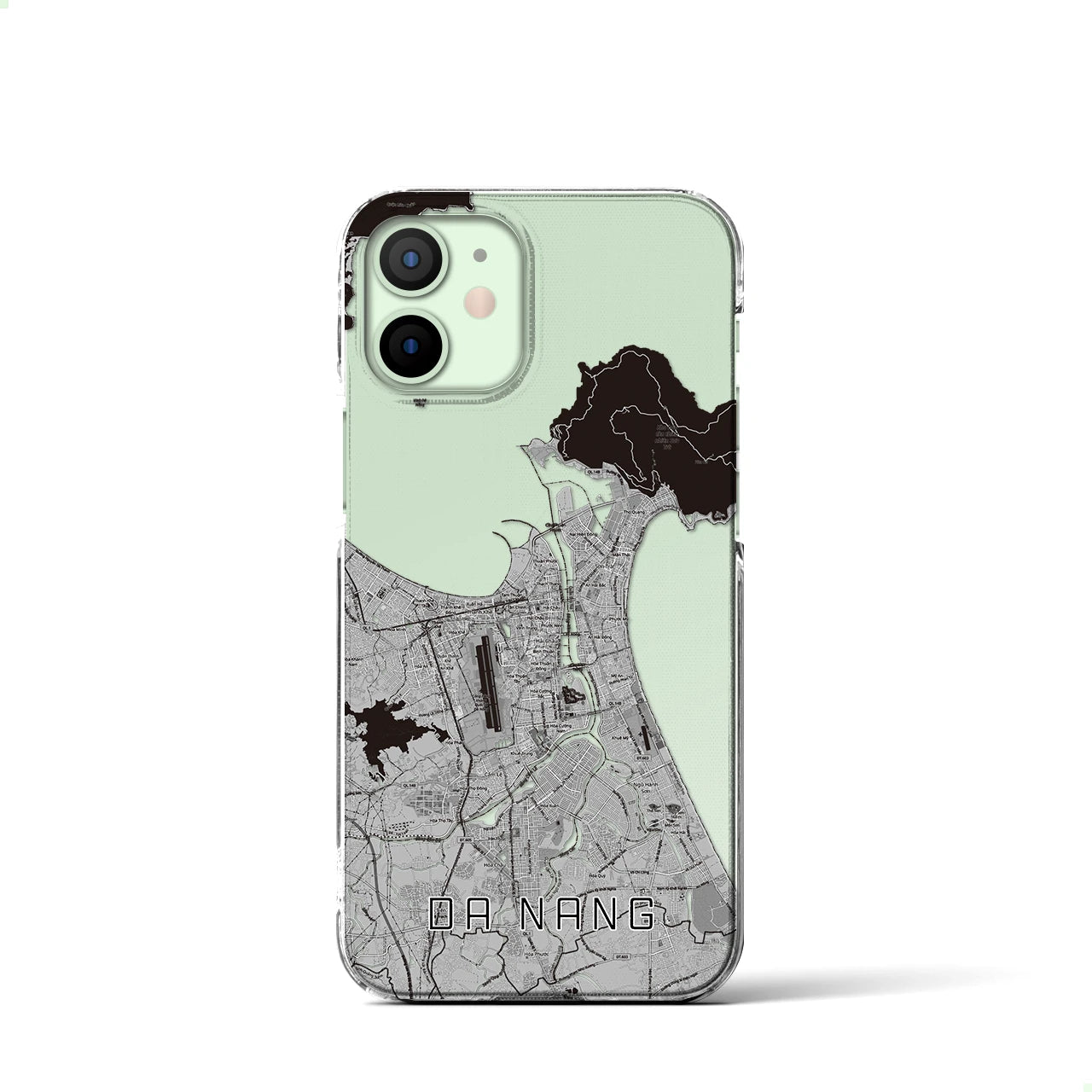 【ダナン(ベトナム)】地図柄iPhoneケース(クリアタイプ)