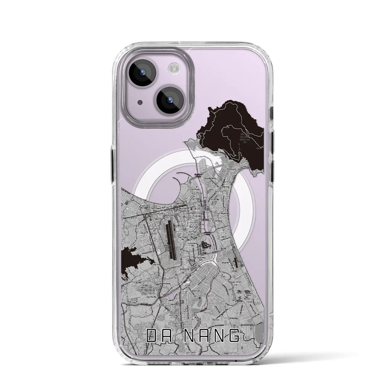 【ダナン(ベトナム)】地図柄iPhoneケース(MagSafeタイプ)