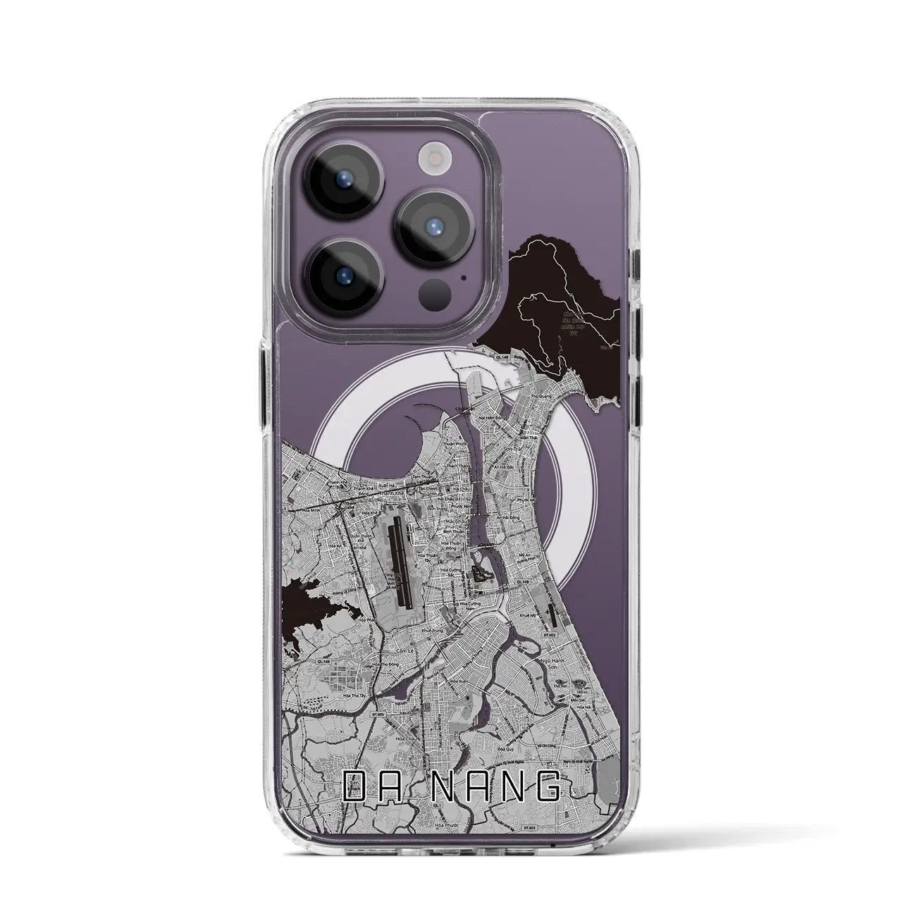 【ダナン(ベトナム)】地図柄iPhoneケース(MagSafeタイプ)