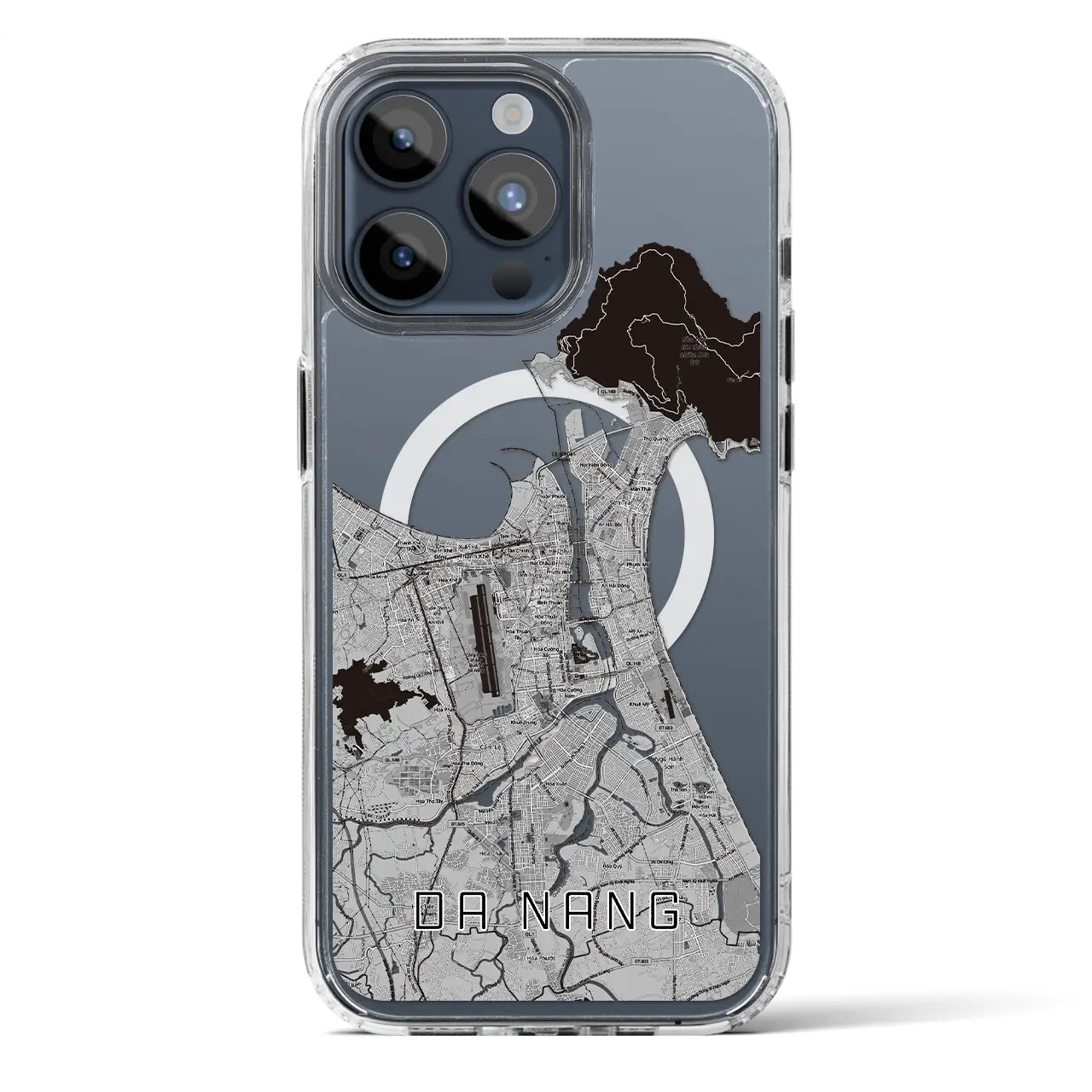 【ダナン(ベトナム)】地図柄iPhoneケース(MagSafeタイプ)