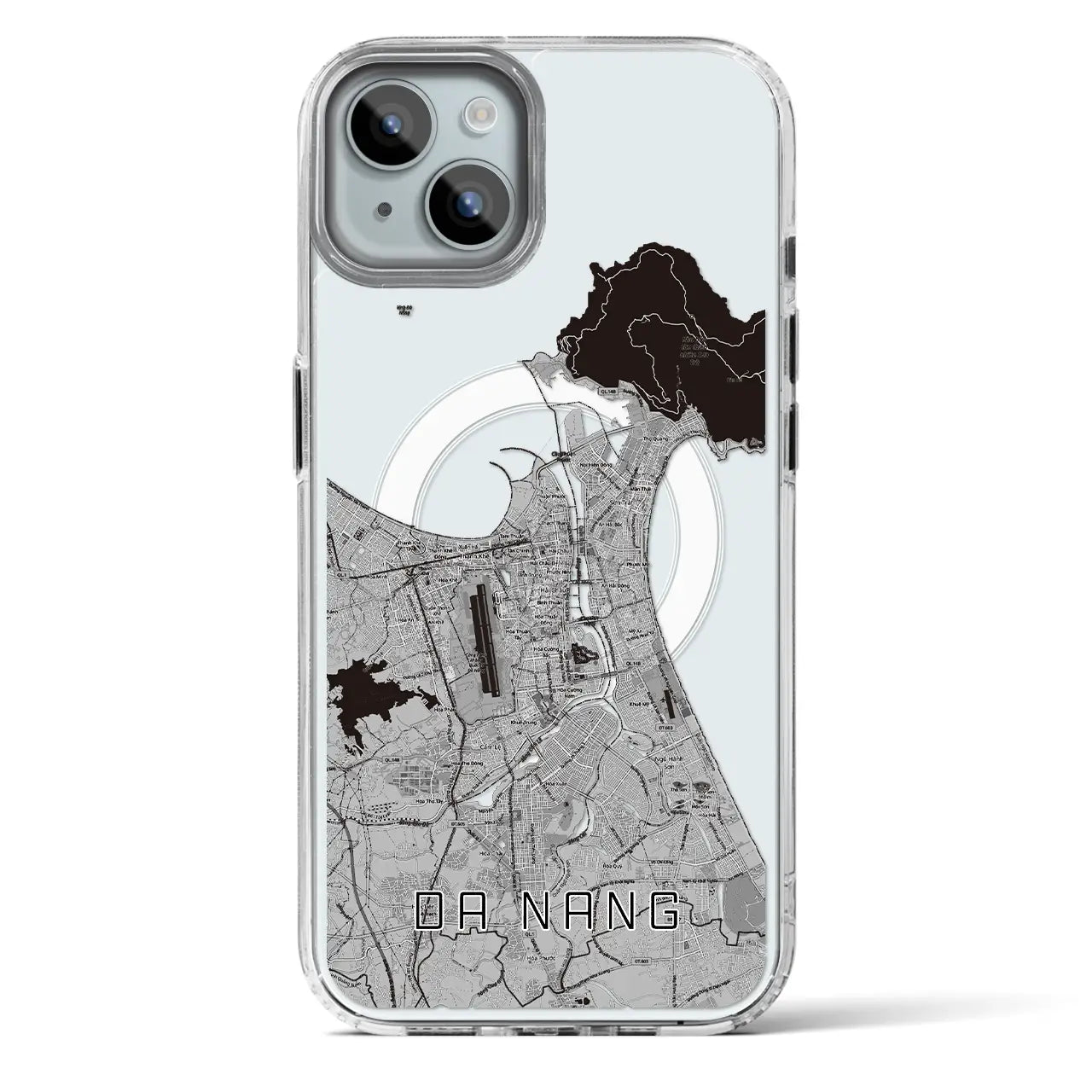 【ダナン(ベトナム)】地図柄iPhoneケース(MagSafeタイプ)