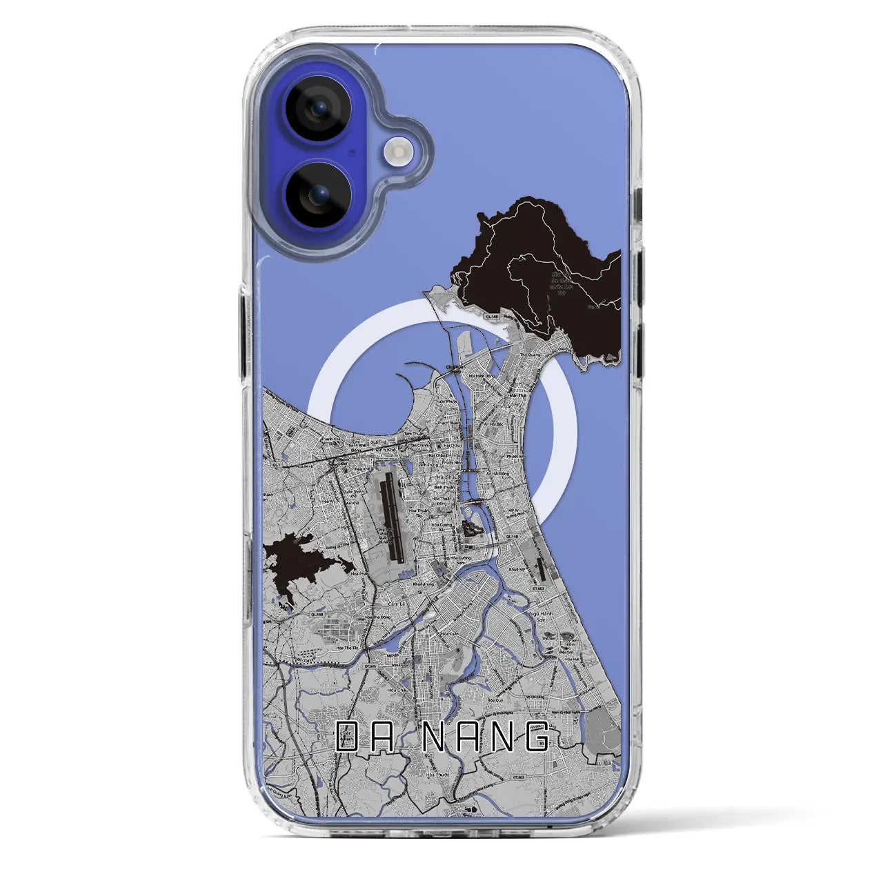 【ダナン(ベトナム)】地図柄iPhoneケース(MagSafeタイプ)