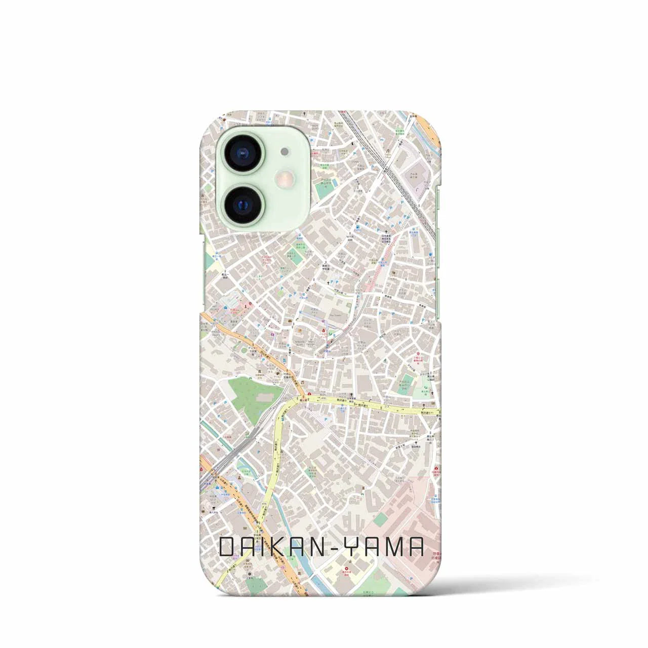 【代官山(東京都)】地図柄iPhoneケース(バックカバータイプ)