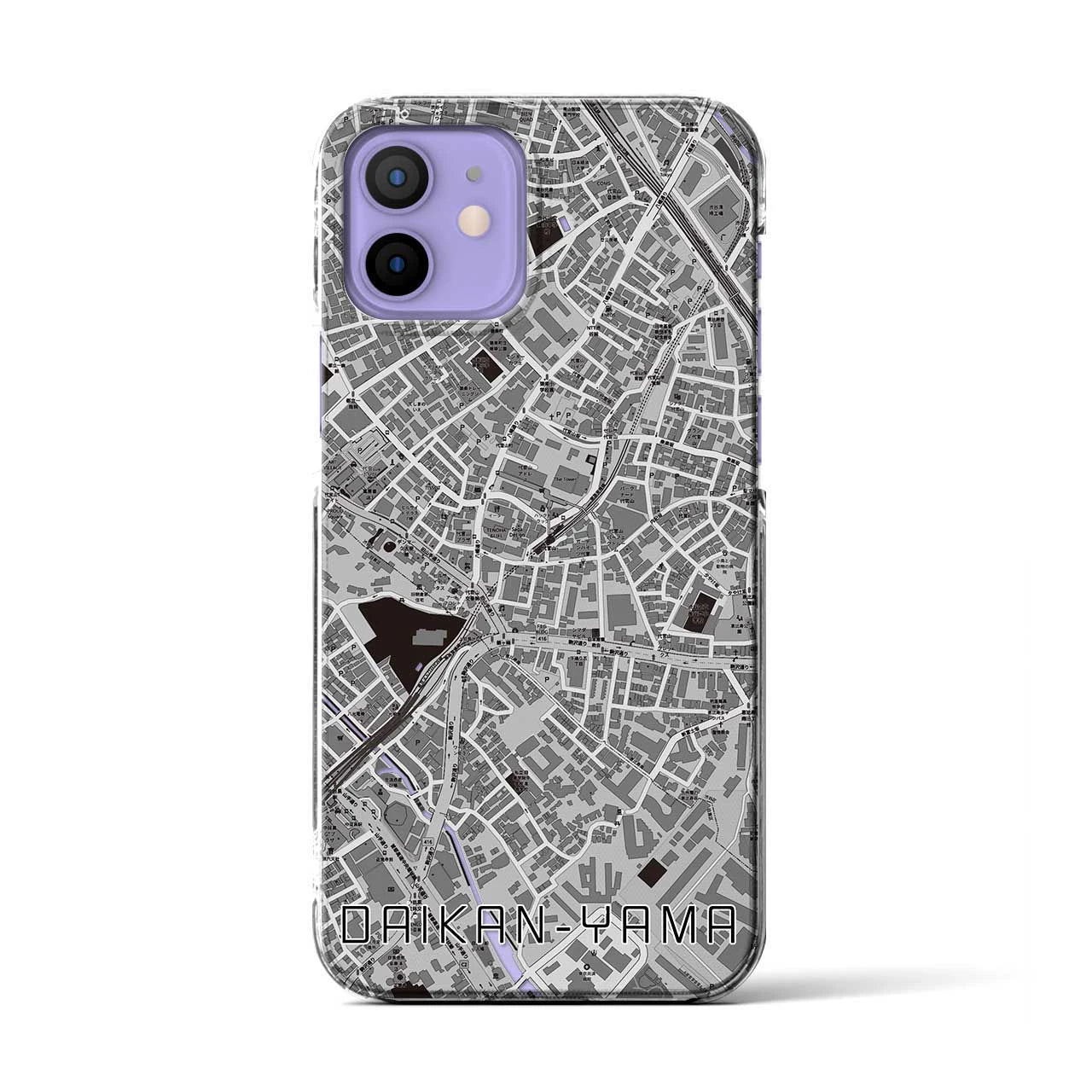 【代官山(東京都)】地図柄iPhoneケース(クリアタイプ)