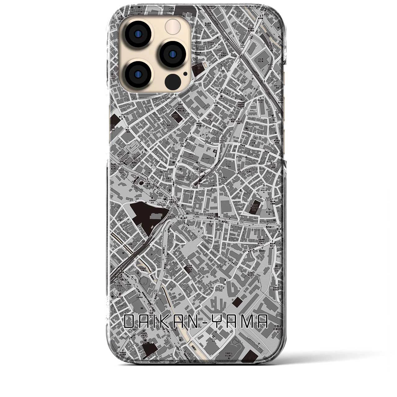 【代官山(東京都)】地図柄iPhoneケース(クリアタイプ)