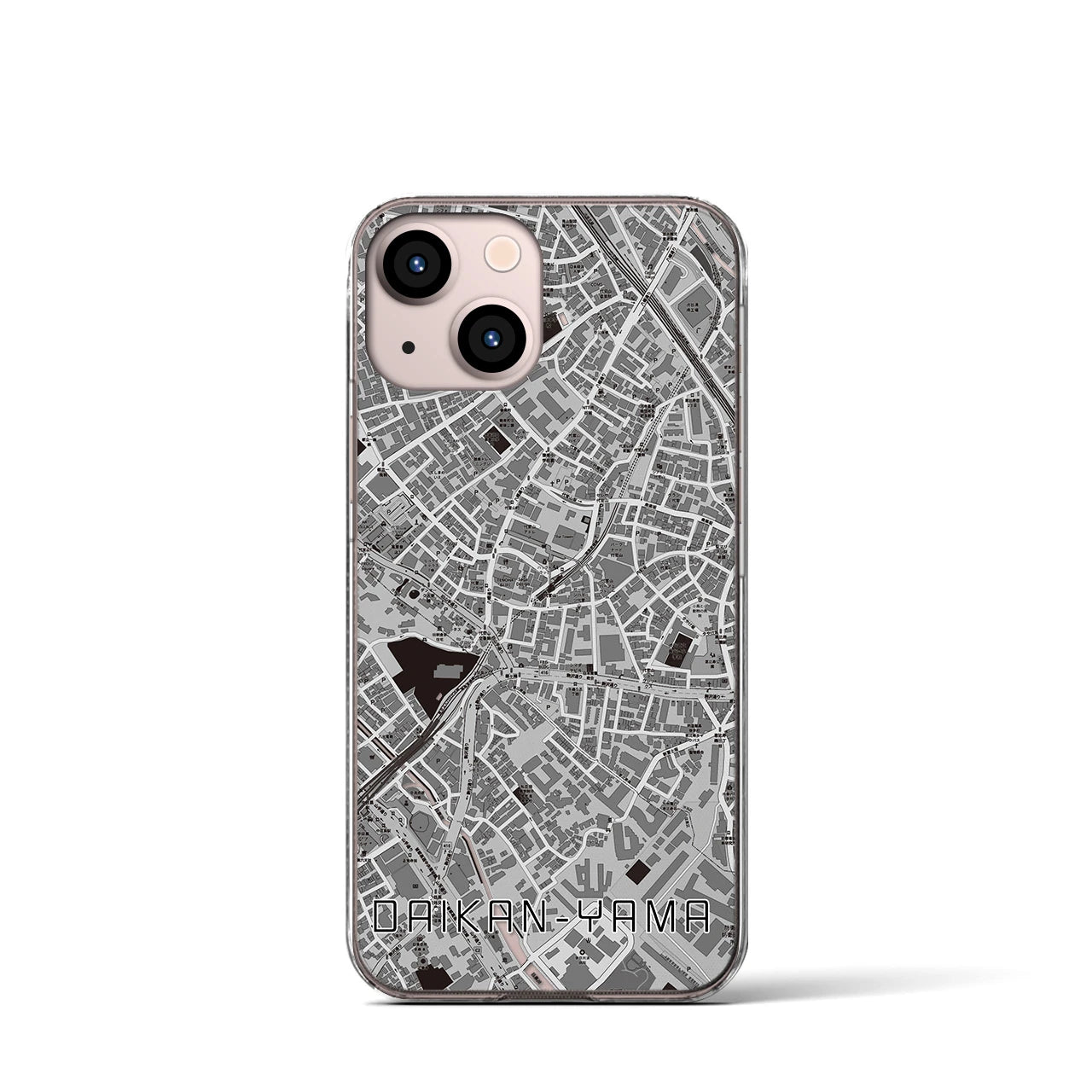 【代官山(東京都)】地図柄iPhoneケース(クリアタイプ)