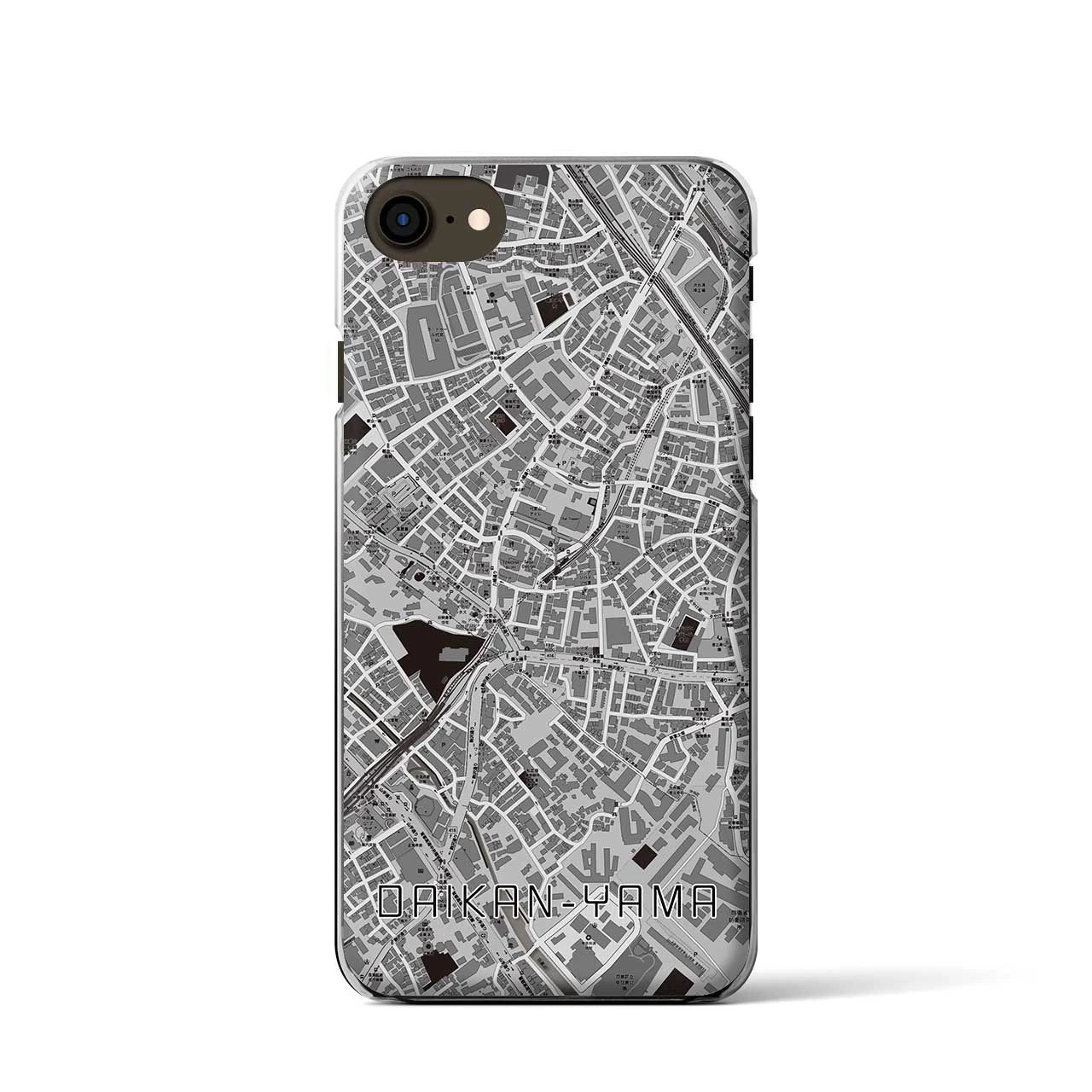 【代官山(東京都)】地図柄iPhoneケース(クリアタイプ)