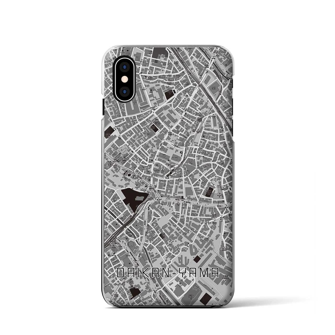 【代官山(東京都)】地図柄iPhoneケース(クリアタイプ)