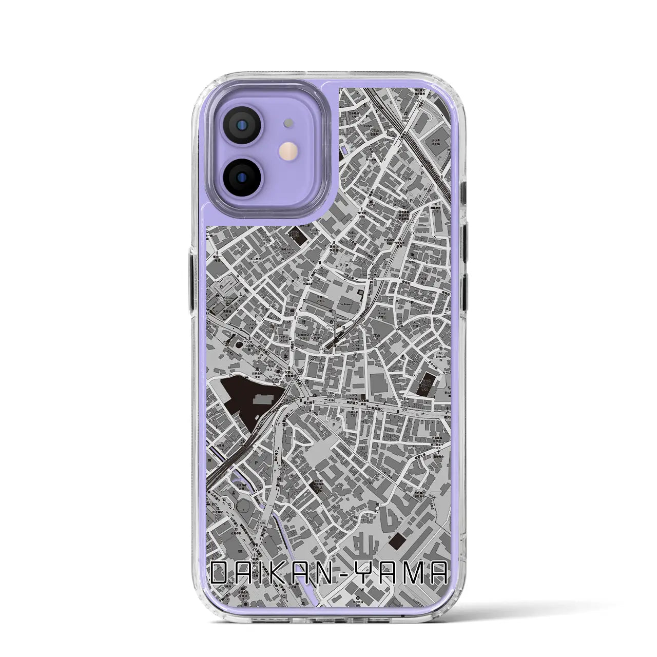 【代官山(東京都)】地図柄iPhoneケース(MagSafeタイプ)