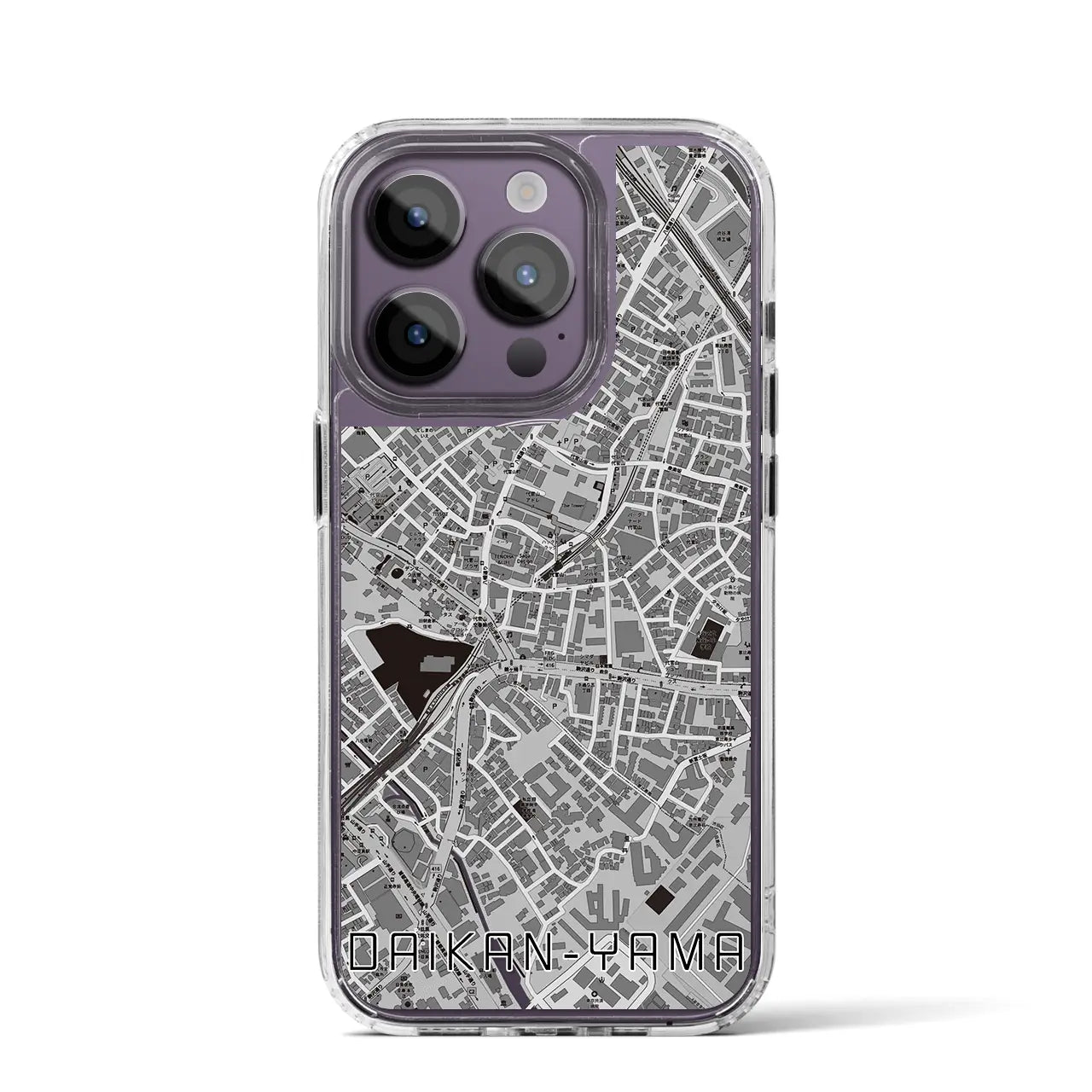 【代官山(東京都)】地図柄iPhoneケース(MagSafeタイプ)