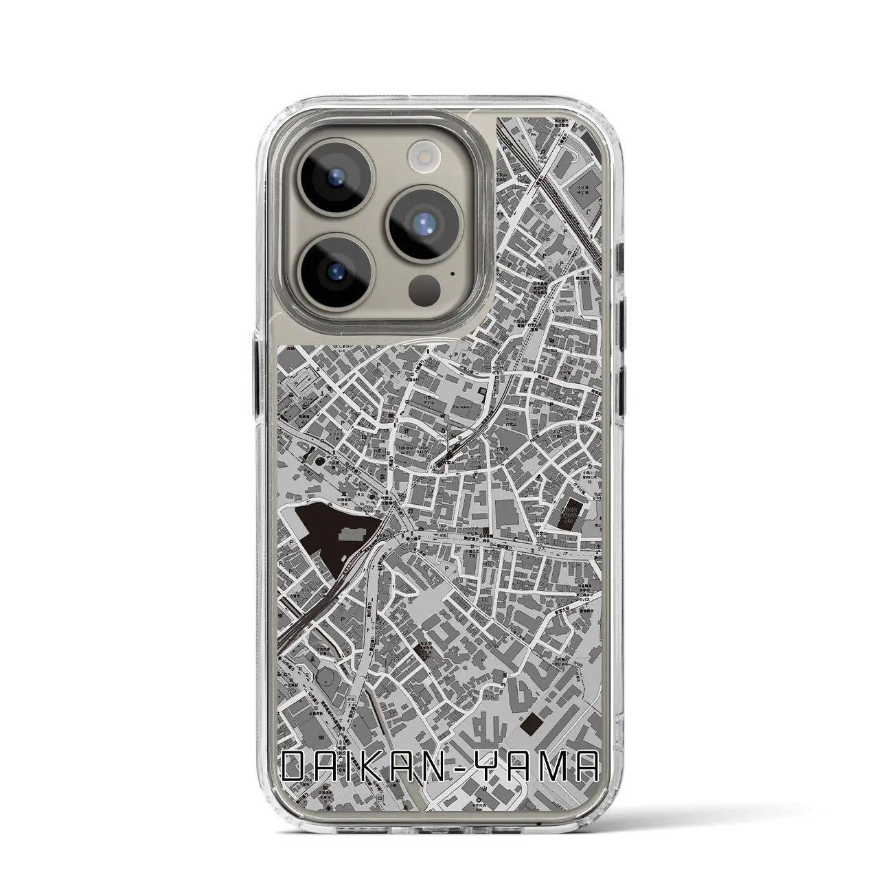【代官山(東京都)】地図柄iPhoneケース(MagSafeタイプ)