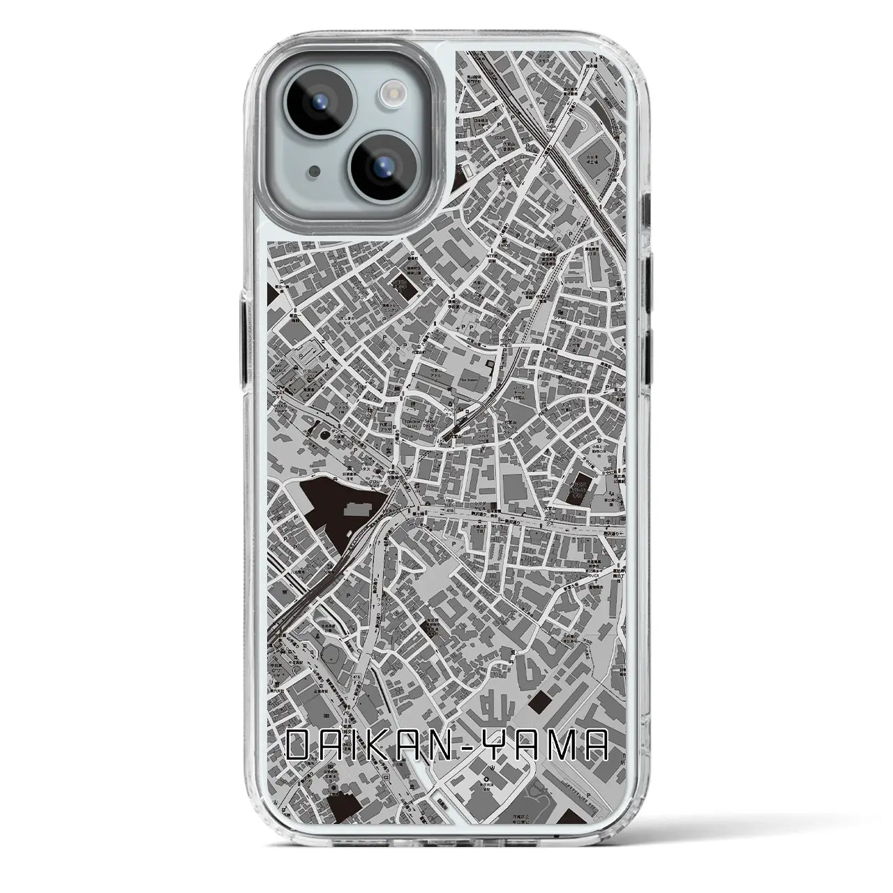 【代官山(東京都)】地図柄iPhoneケース(MagSafeタイプ)