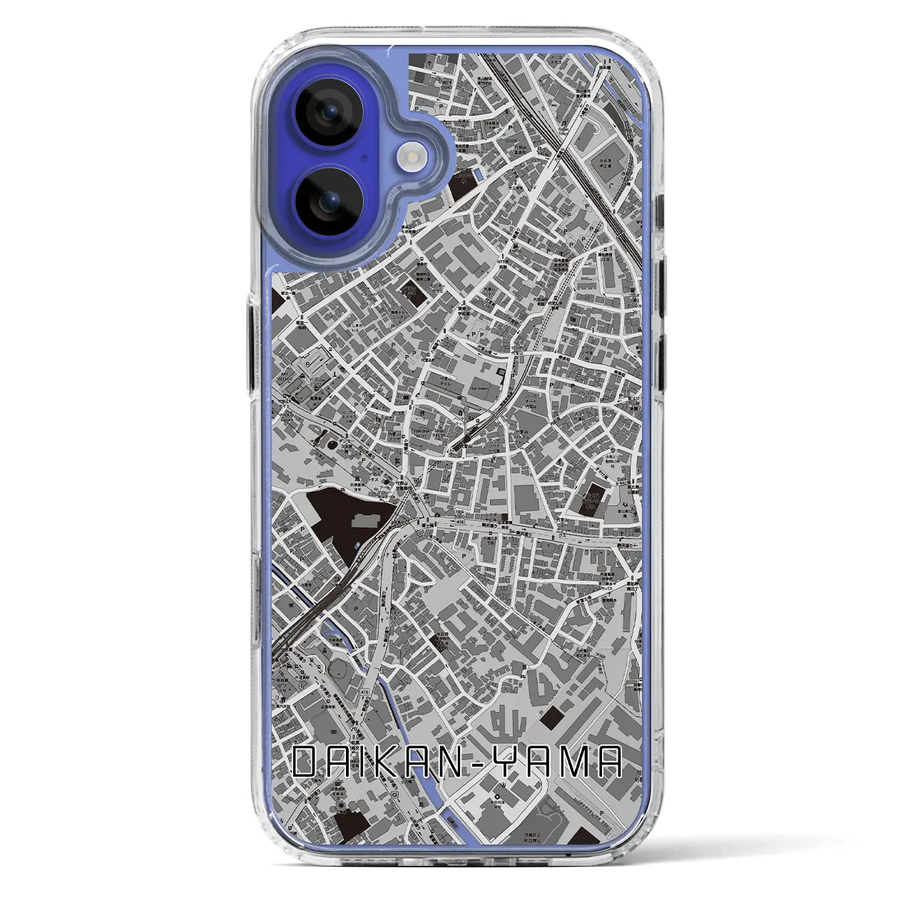 【代官山(東京都)】地図柄iPhoneケース(MagSafeタイプ)