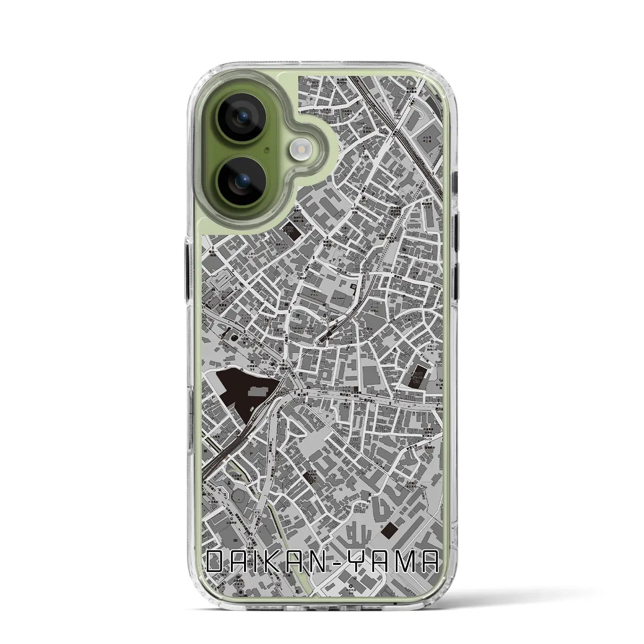 【代官山(東京都)】地図柄iPhoneケース(MagSafeタイプ)