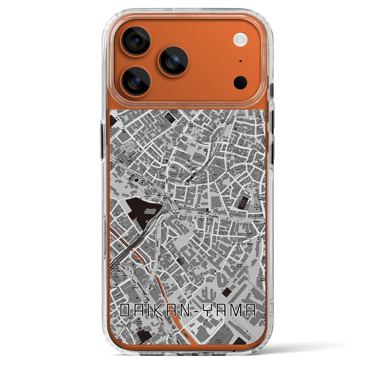 【代官山(東京都)】地図柄iPhoneケース(MagSafeタイプ)
