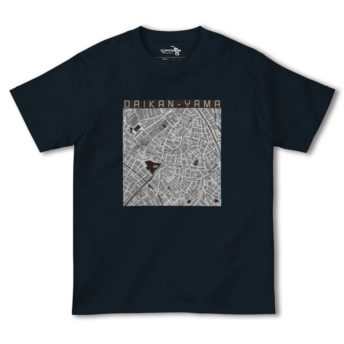 【代官山(東京都)】地図柄ヘビーウェイトTシャツ