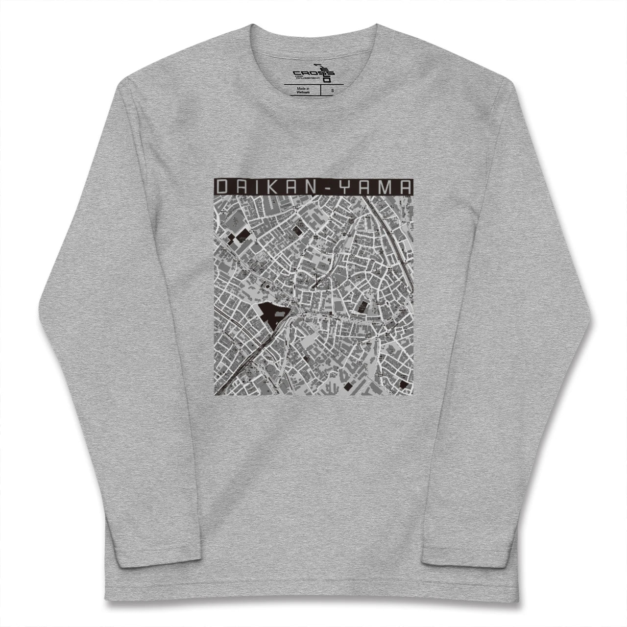 【代官山(東京都)】地図柄ロングスリーブTシャツ