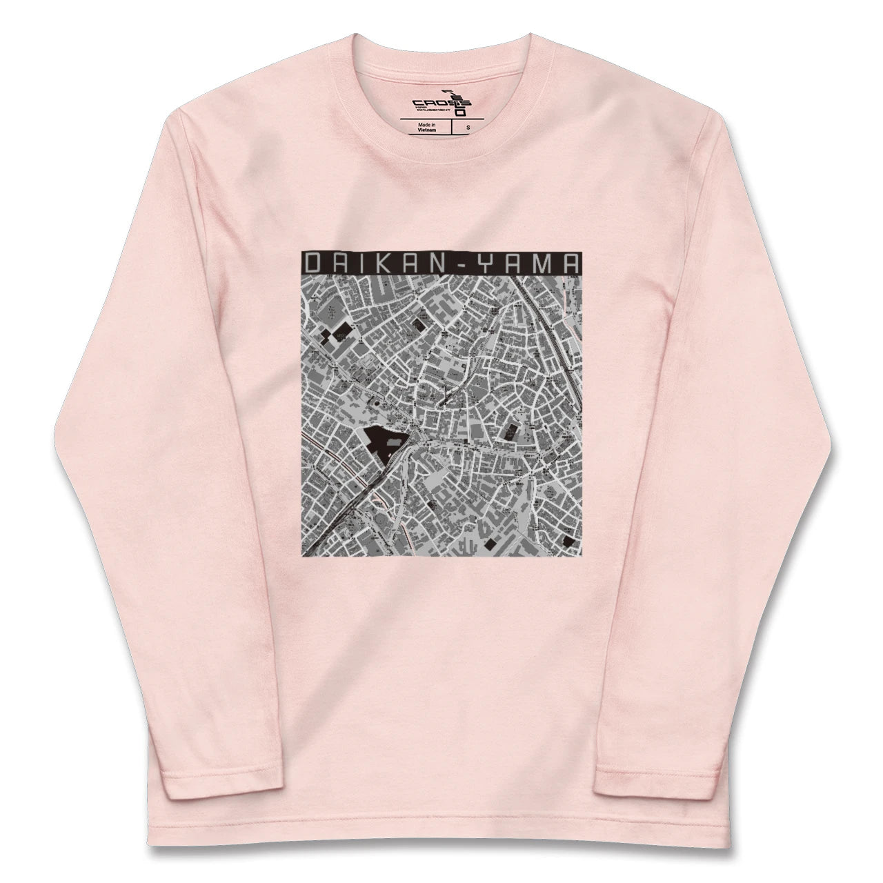 【代官山(東京都)】地図柄ロングスリーブTシャツ