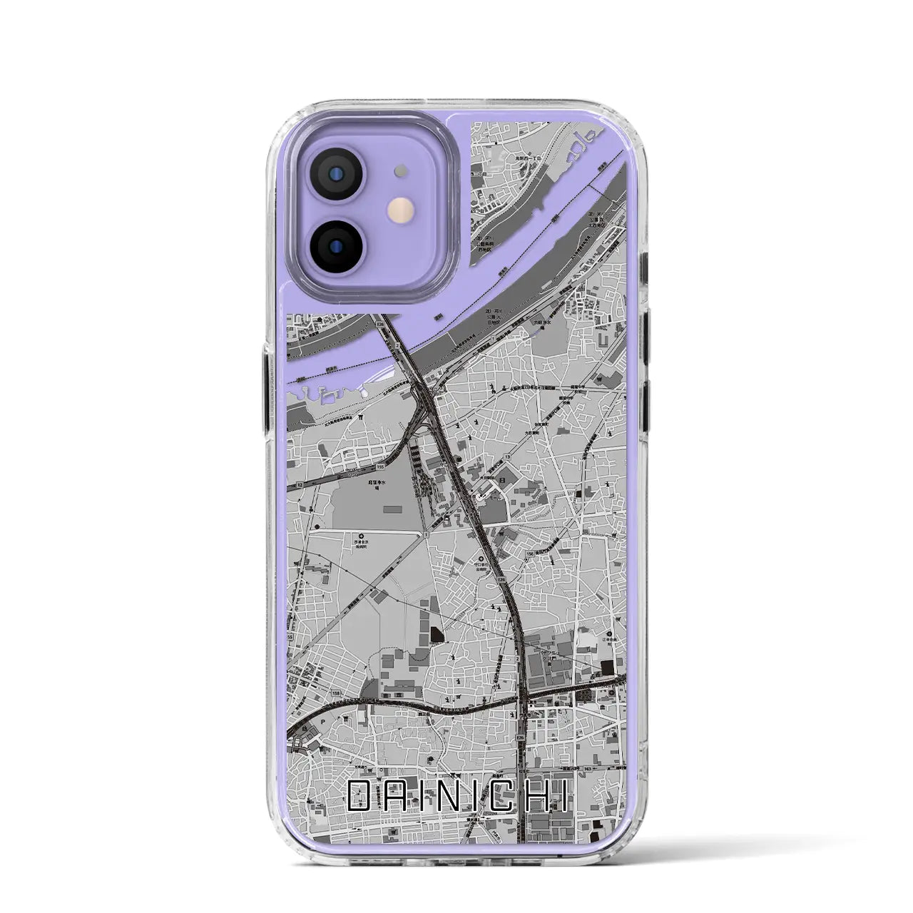 【大日(大阪府)】地図柄iPhoneケース(MagSafeタイプ)