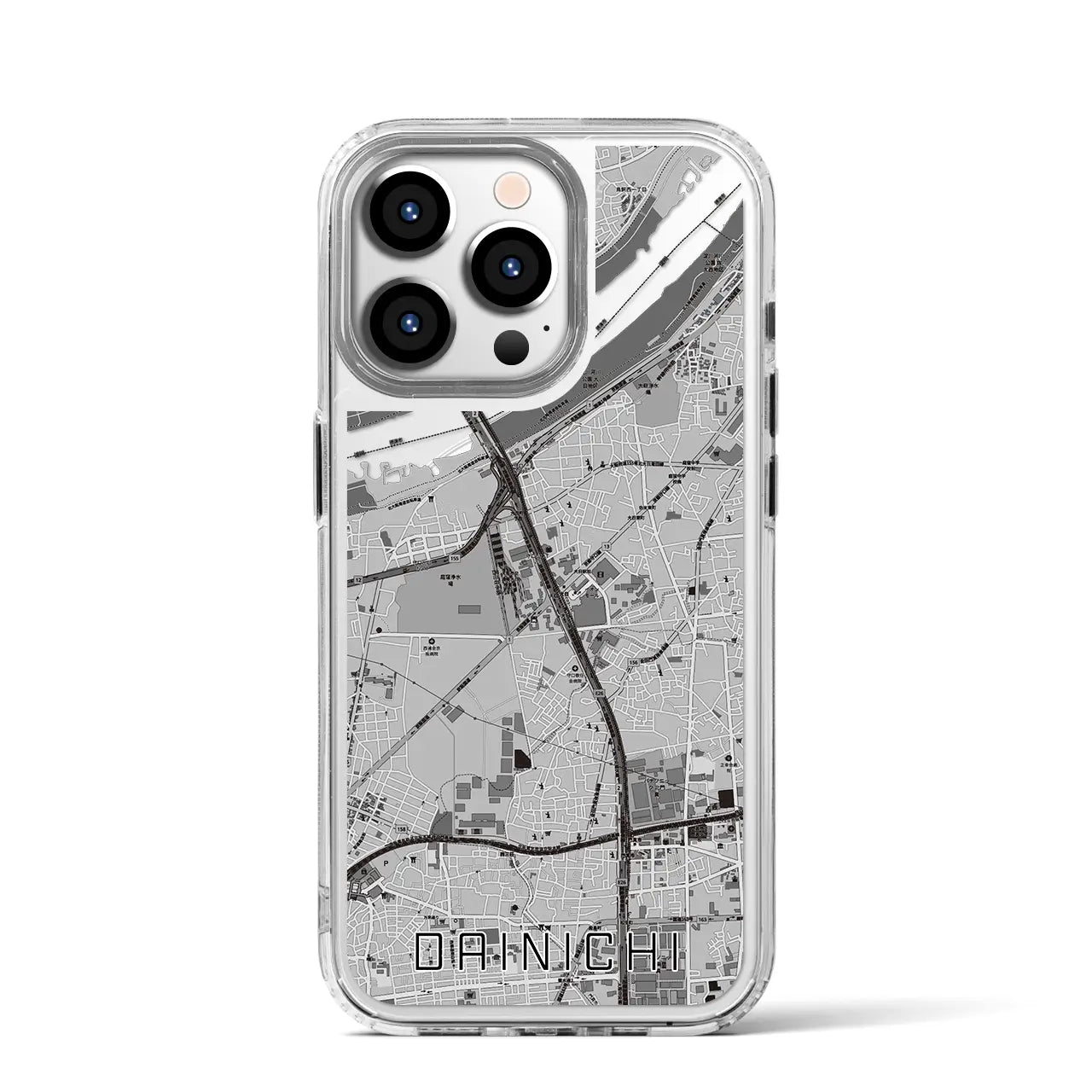 【大日(大阪府)】地図柄iPhoneケース(MagSafeタイプ)