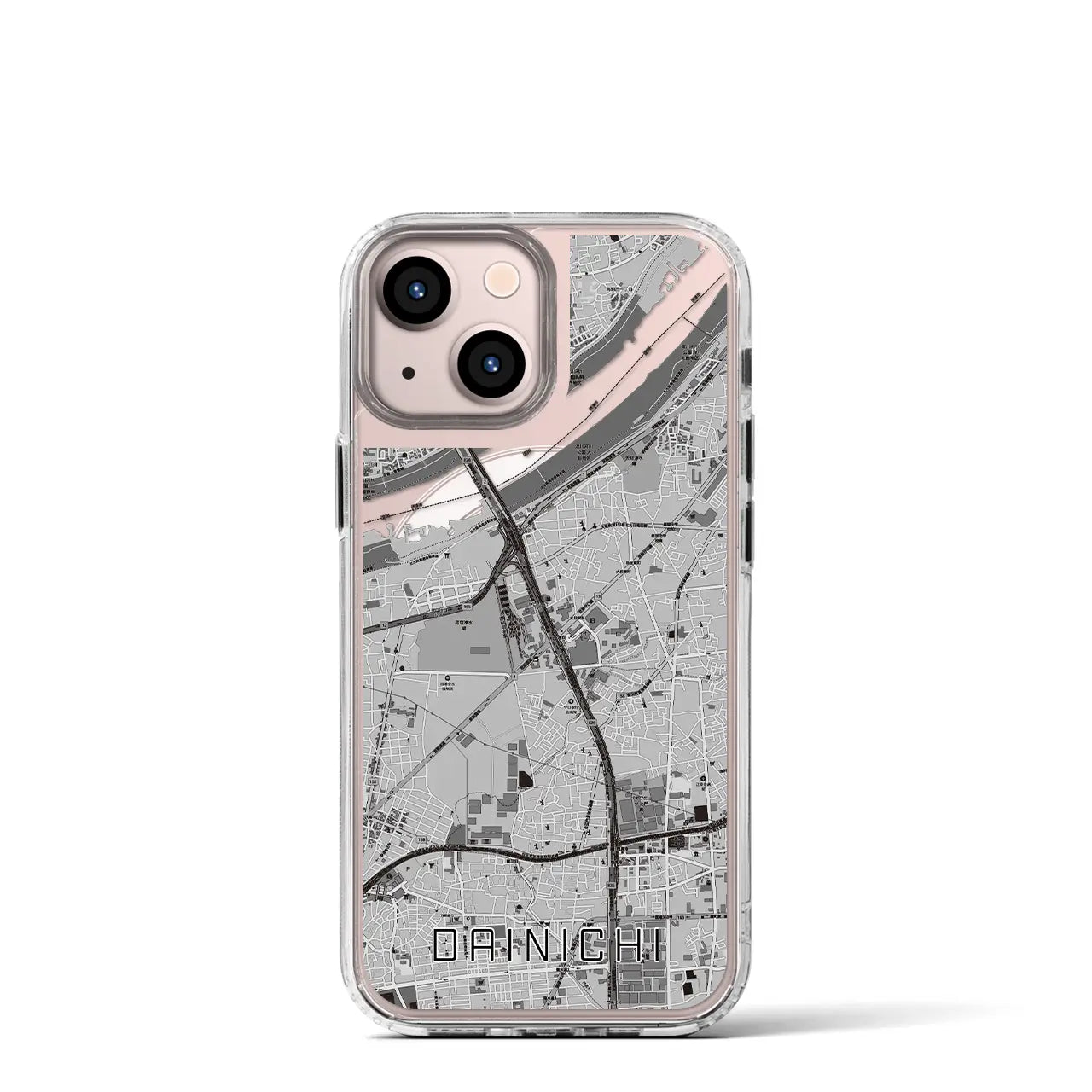 【大日(大阪府)】地図柄iPhoneケース(MagSafeタイプ)