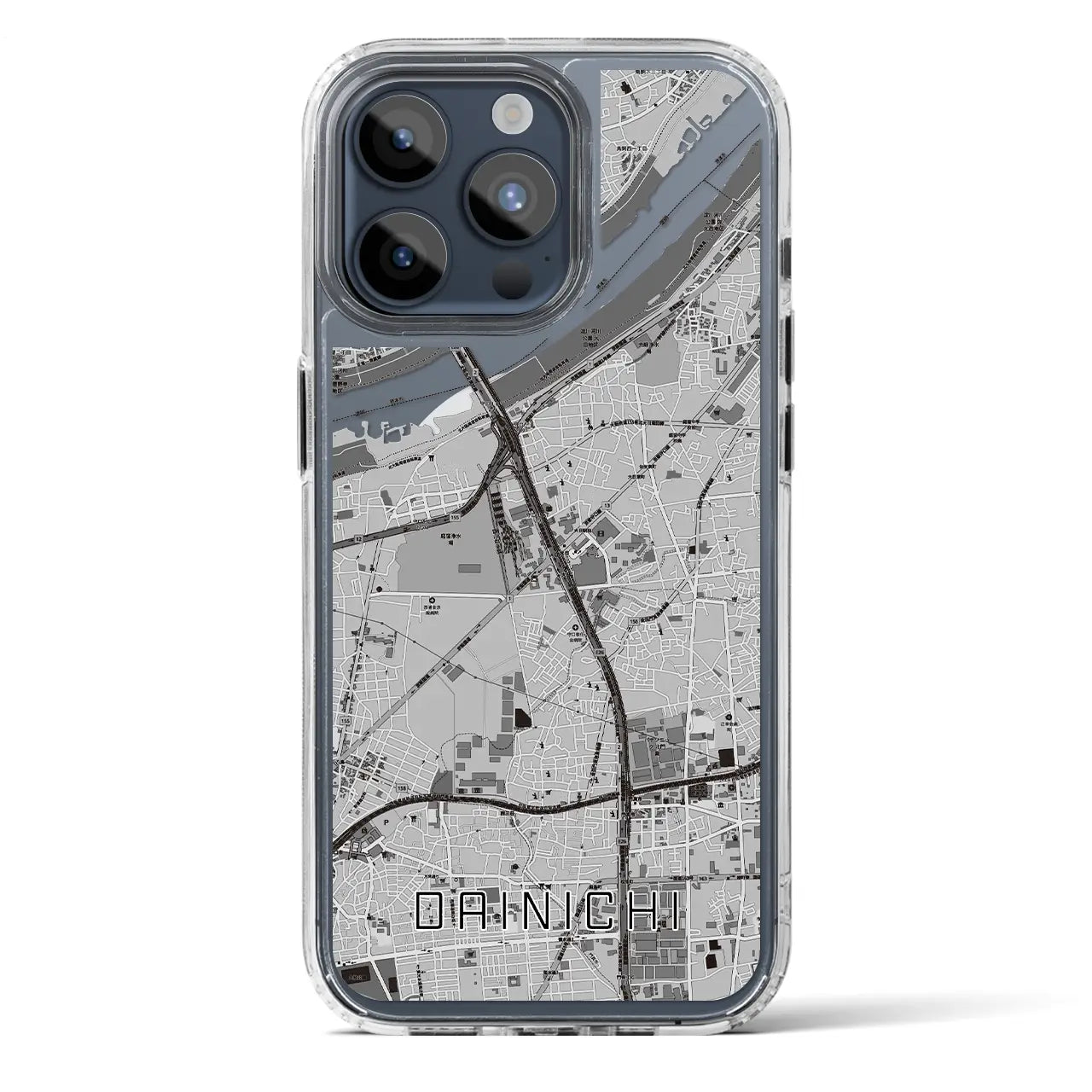 【大日(大阪府)】地図柄iPhoneケース(MagSafeタイプ)