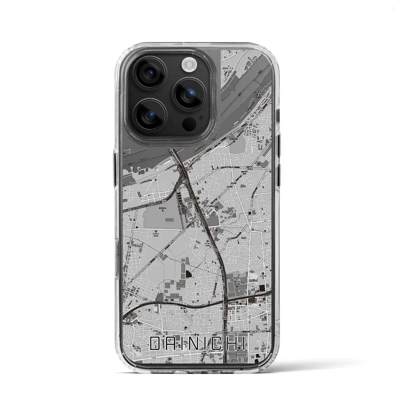 【大日(大阪府)】地図柄iPhoneケース(MagSafeタイプ)