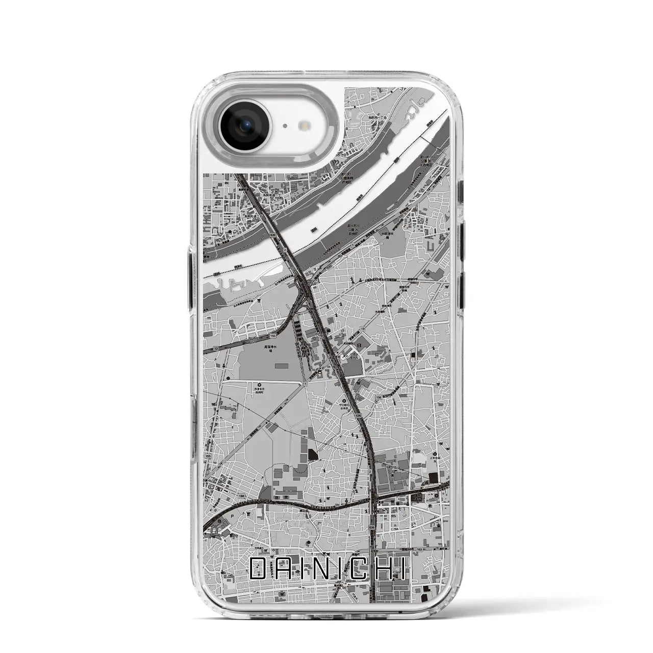 【大日(大阪府)】地図柄iPhoneケース(MagSafeタイプ)